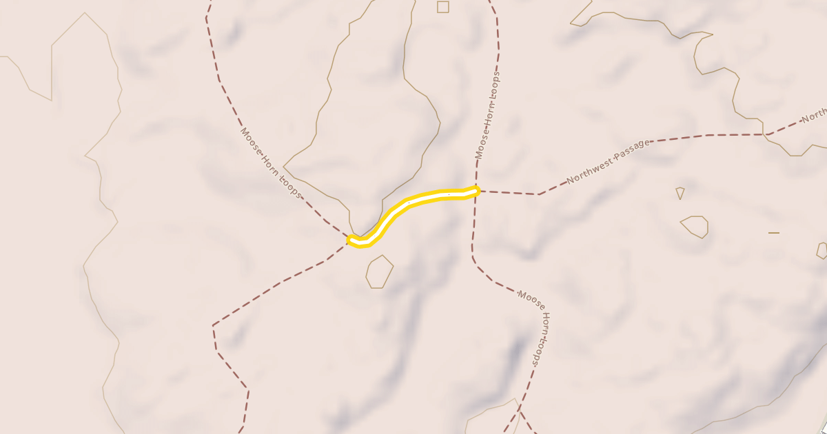 Map preview of Moose Horn Loops