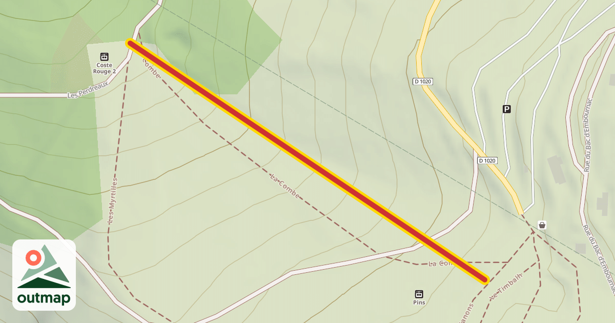 Map of Combe