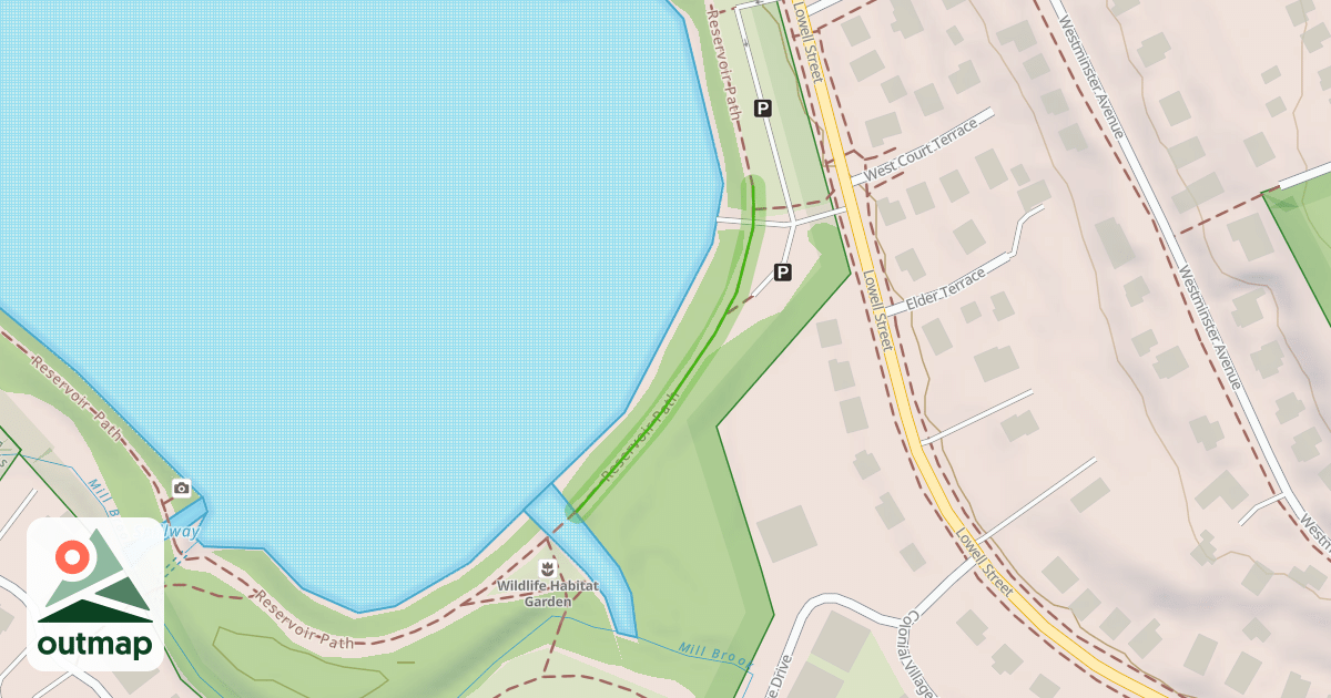 Map of Reservoir Path