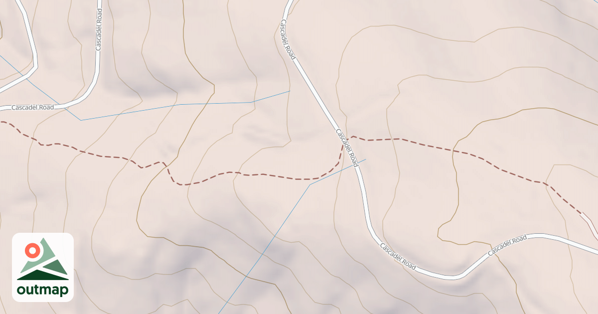 Map of CASCADEL ROAD T2