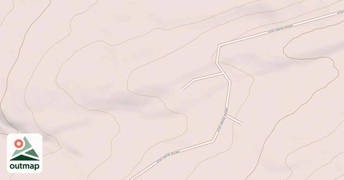 Map of IRON MINE DISPERSED 2