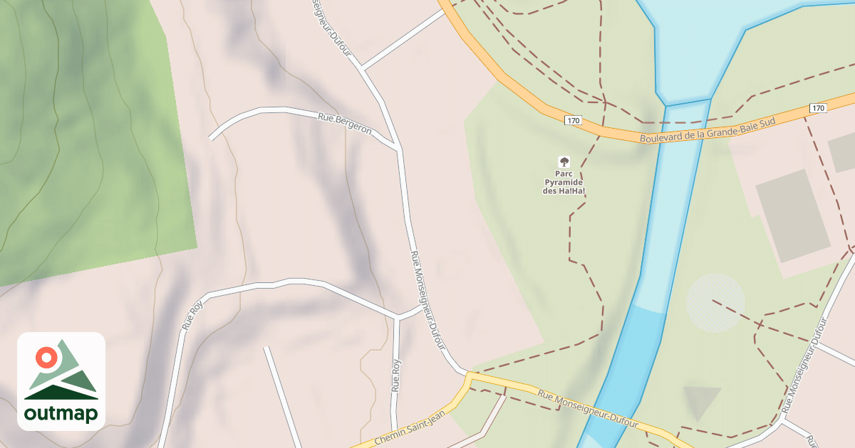 Map of Saguenay Quad Trails 6