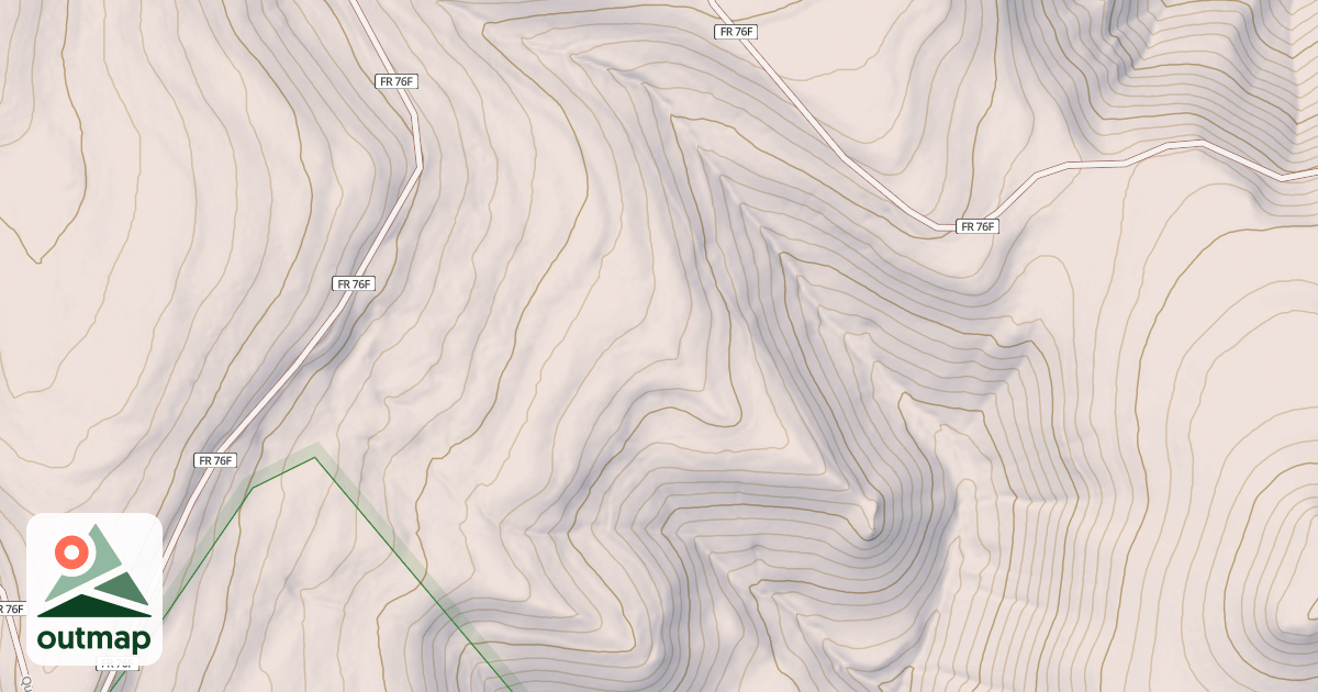 Map of USFS National Forest System Roads {28F4F537-8EB8-4ECE-BCBD-848C1328625C}