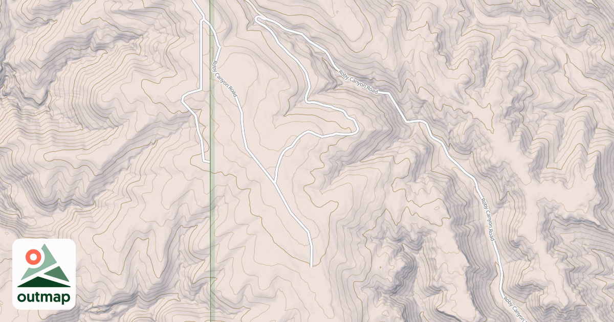 Map of FANNY PEAK BR 1A