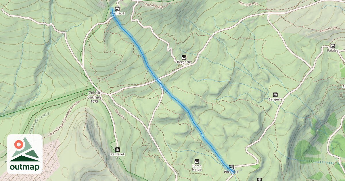 Map of Stade Perdrix