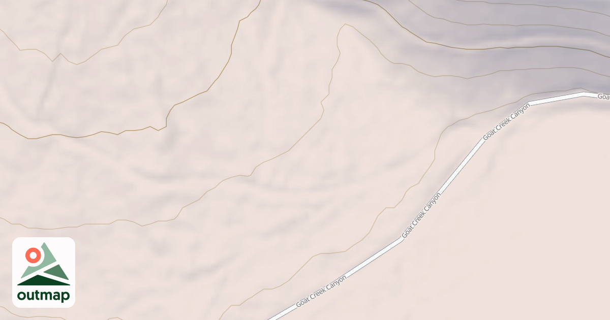 Map of NORTH GOAT CREEK