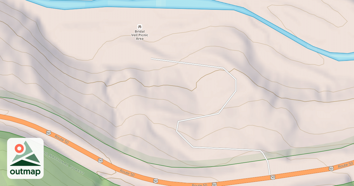 Map of BRIDAL VEIL PICNIC
