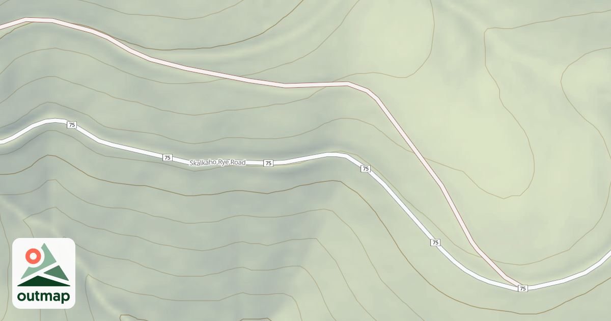 Map of (FDR) SKALKAHO CREEK