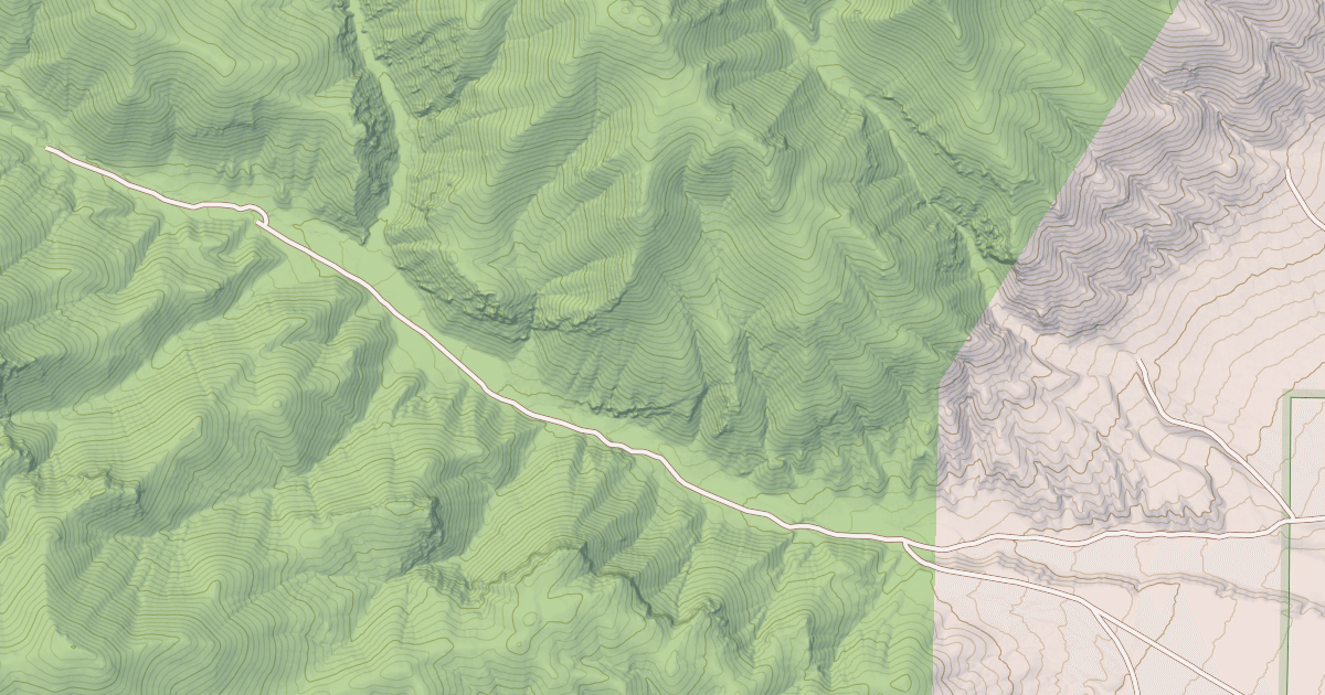 Map preview of MILL CANYON