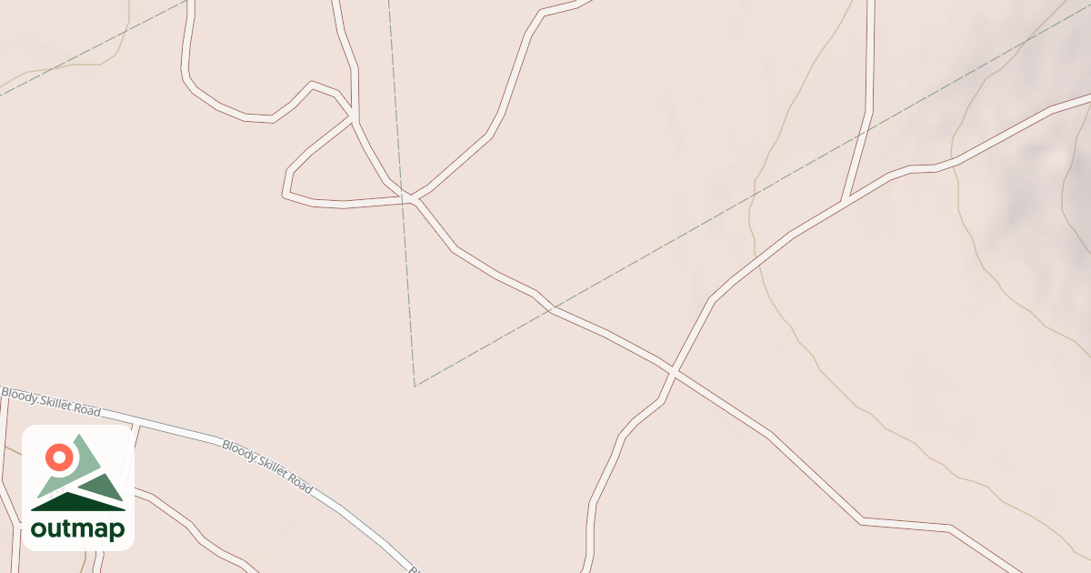 Map of Bloody Skillet ATV Trail