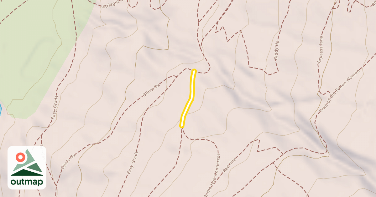 Map of Trail of the Fallen Woman