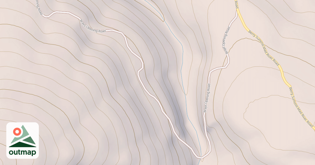 Map of BRAYS OPENING