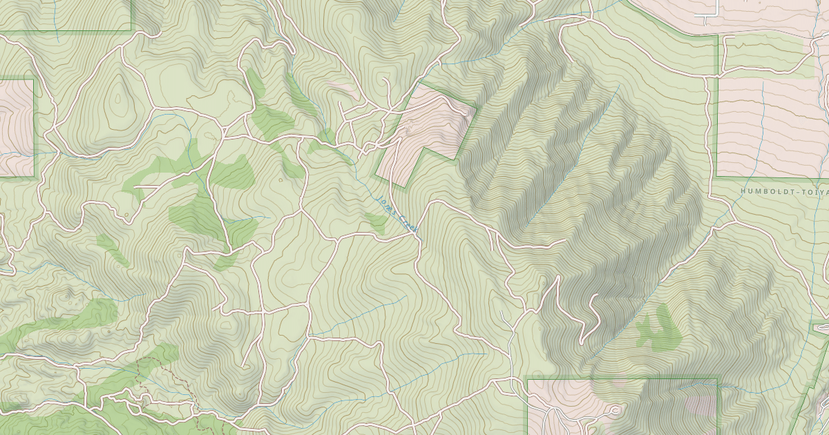 Map preview of RED METAL MINE ROAD