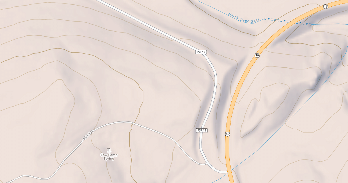 Map preview of HUNTER CREEK