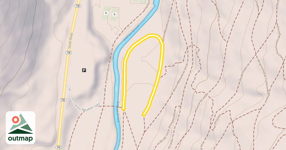 Map of Knox Meadow Loop