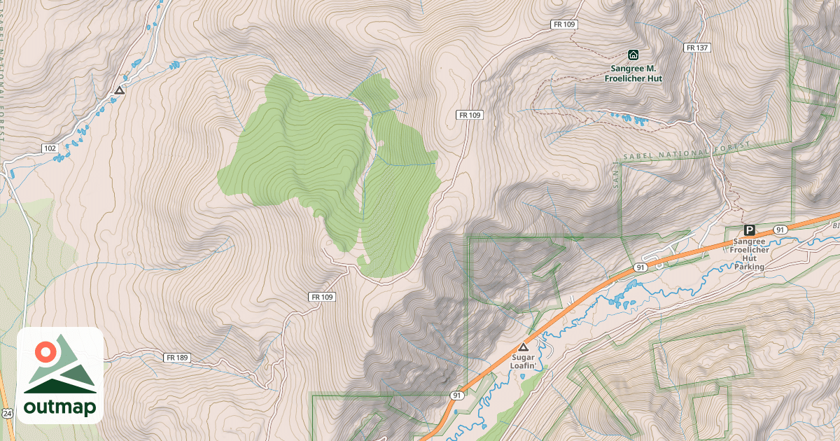 Map of MT. ZION 4WD