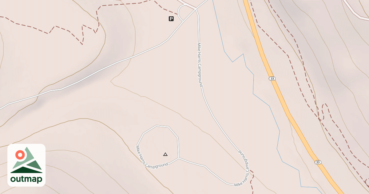 Map of MIKE HARRIS CG