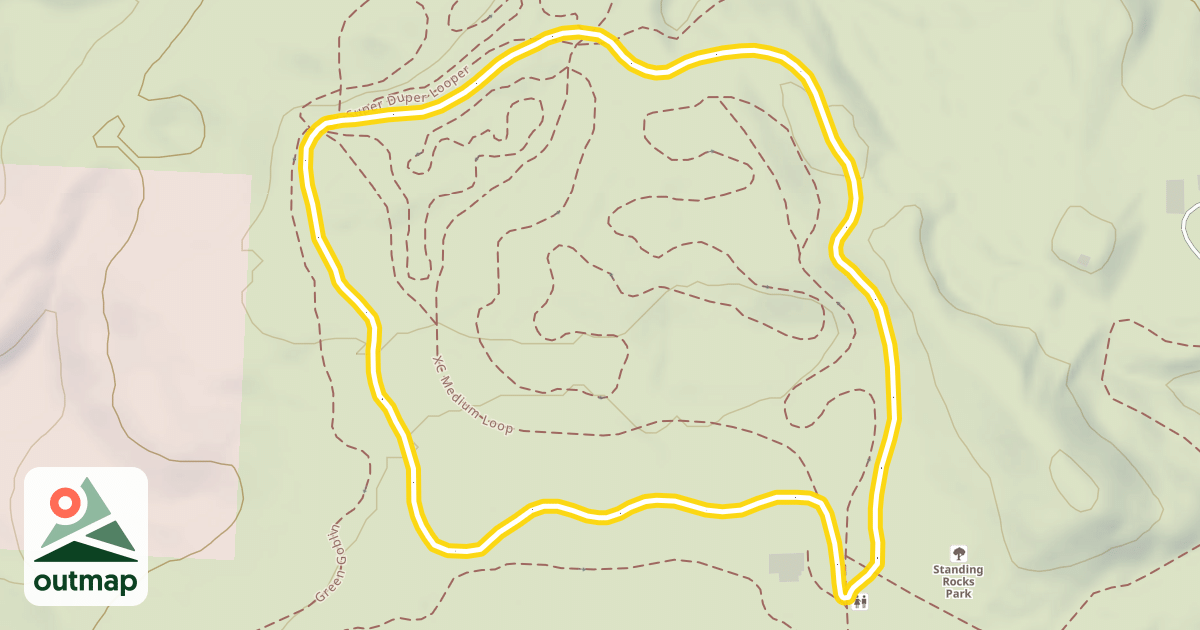 Map of XC Short Loop
