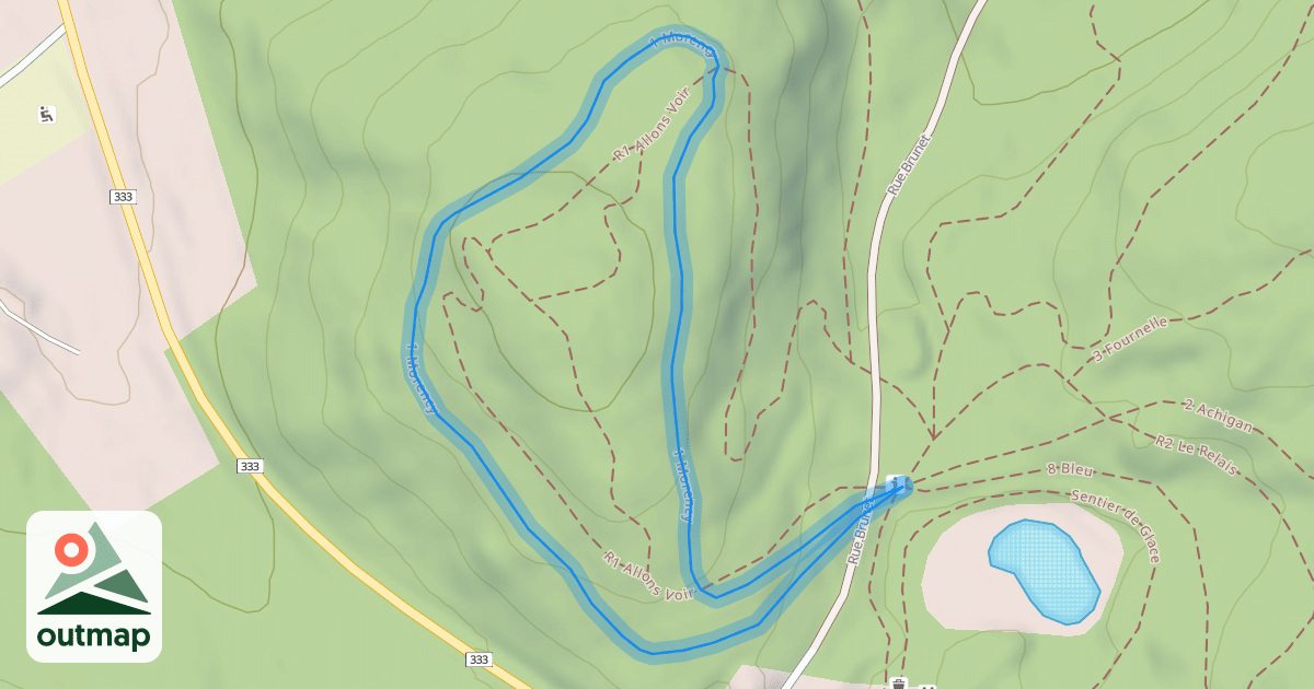 Map of 1 Morency