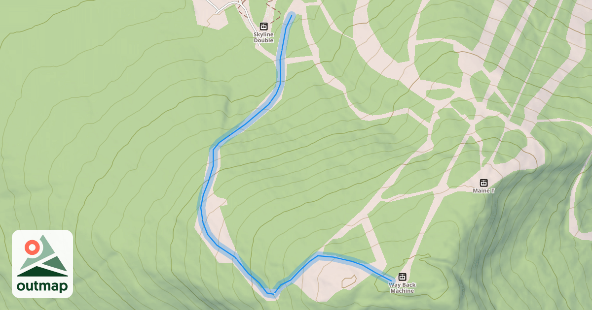 Map of Upper Easy Rider