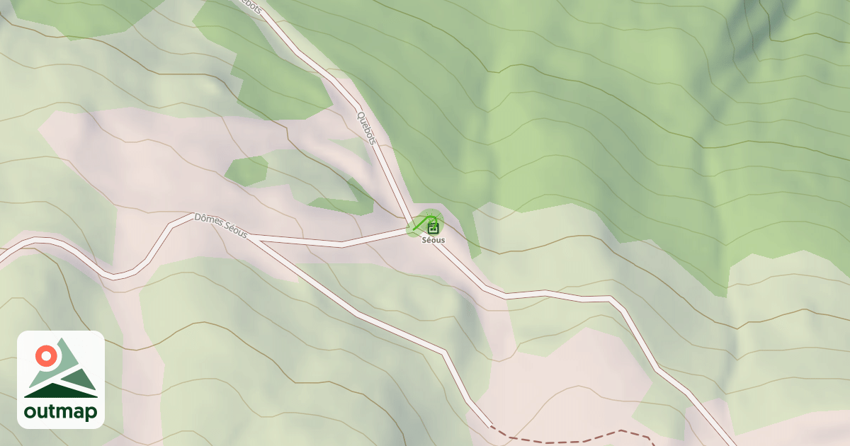 Map of Dômes séous