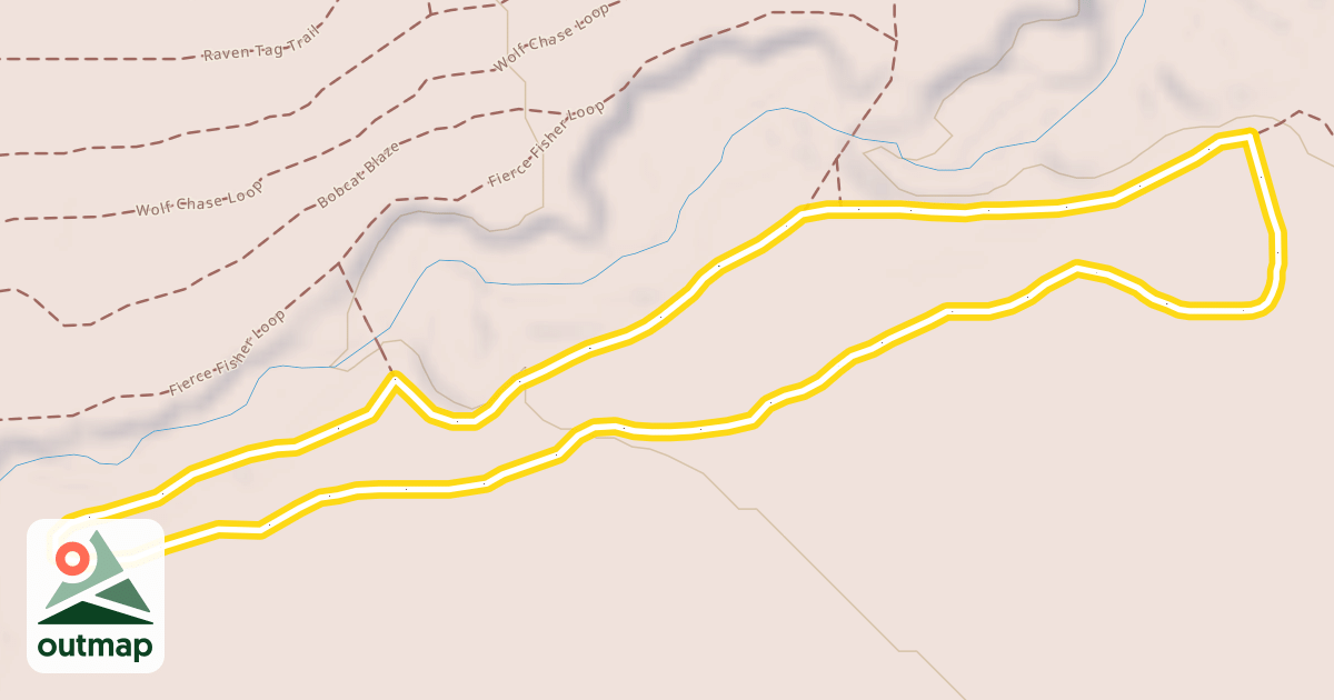 Map of Acciptor Alley Loop
