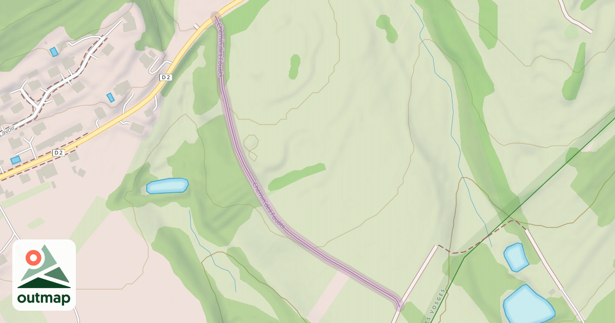 Map of Chemin des Fouats