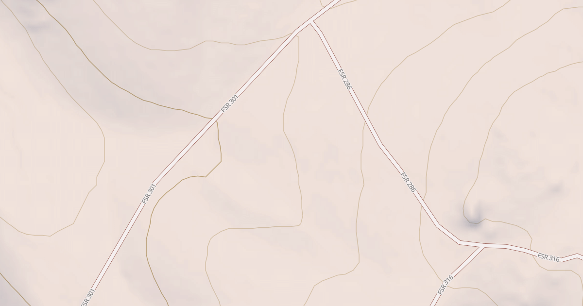 Map preview of TEPEE CREEK
