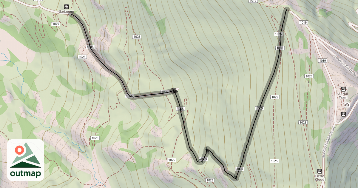Map of Regulator Johnson Trail
