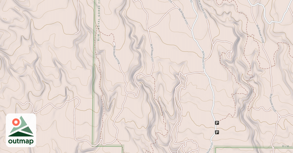 Map of BLM National GTLF Public Motorized Roads 9bb50d18-4d7b-457c-9c0b-4654998ac863