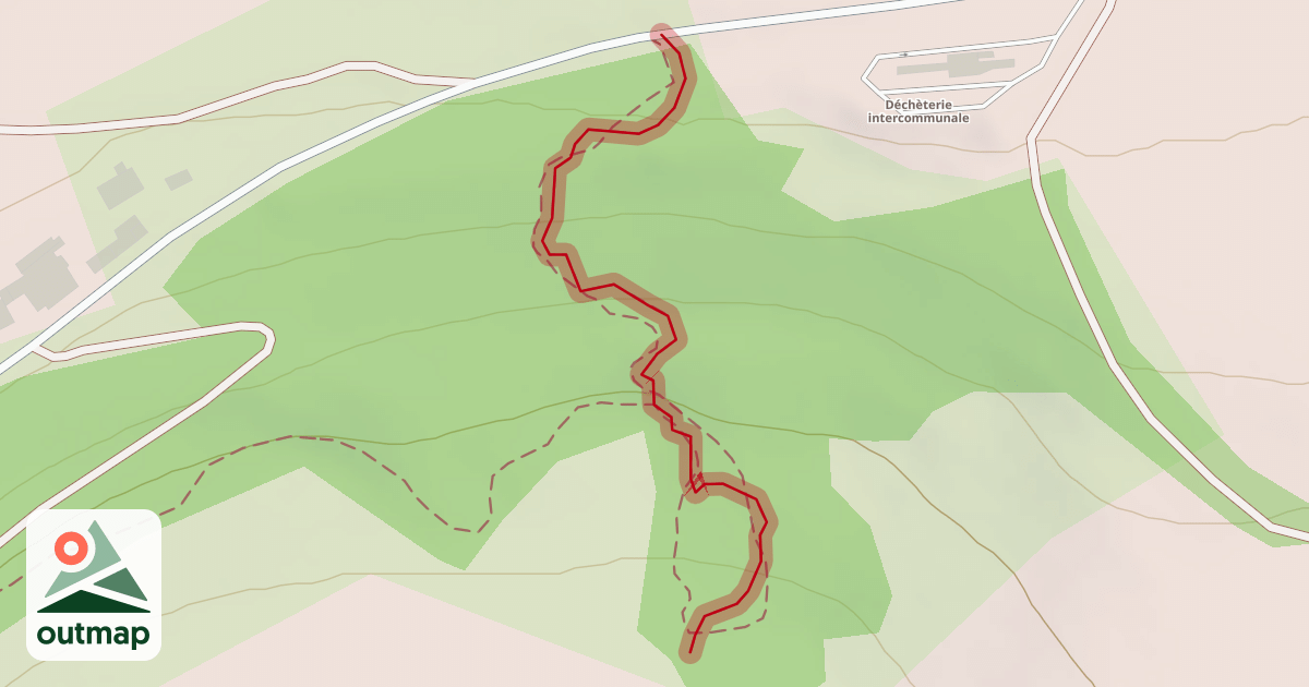 Map of Descente VTT 2014