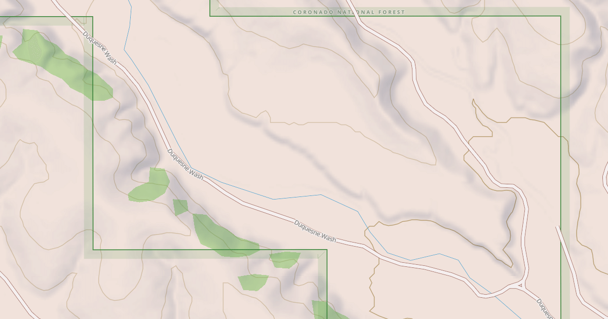 Map preview of DUQUESNE WASH