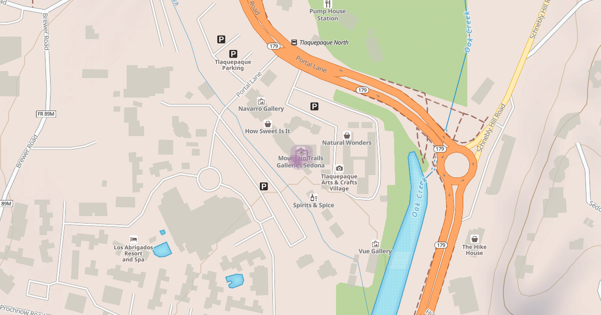 Map preview of Patio Azul