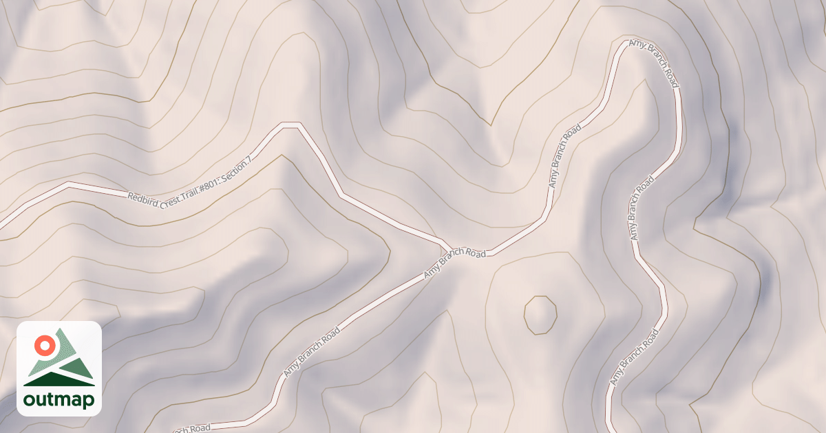 Map of Redbird Crest in Leslie