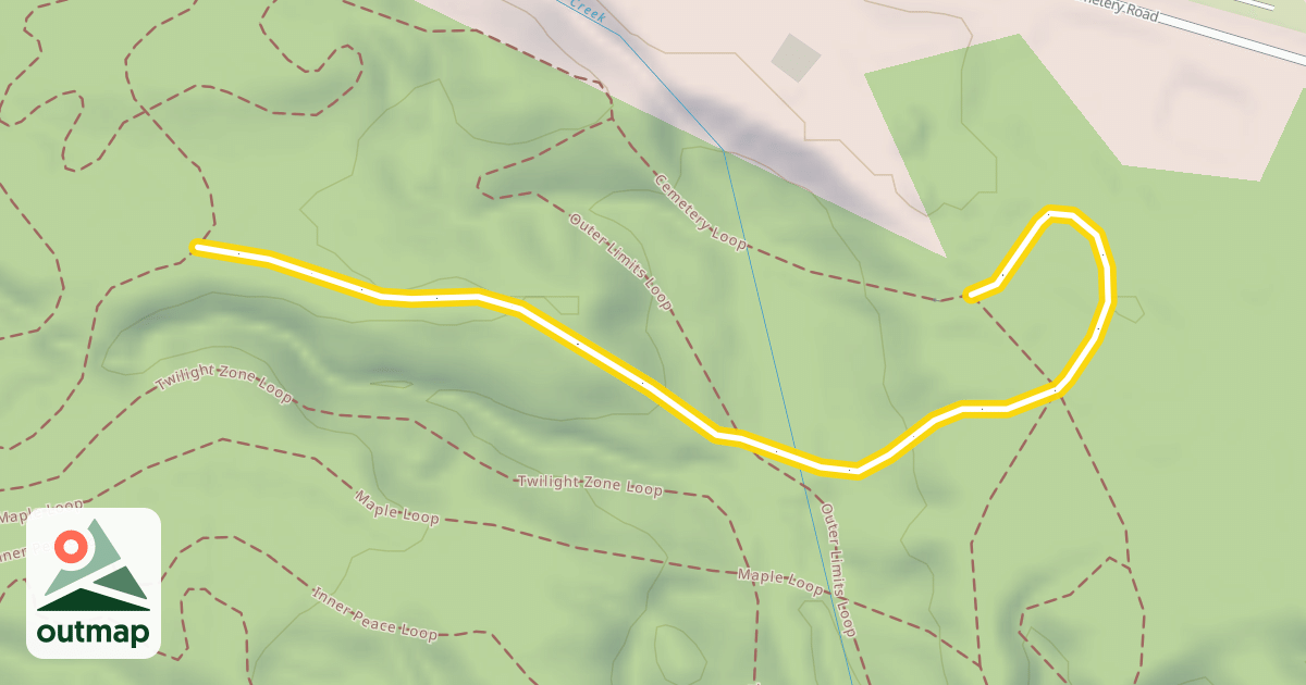 Map of Cemetery Loop