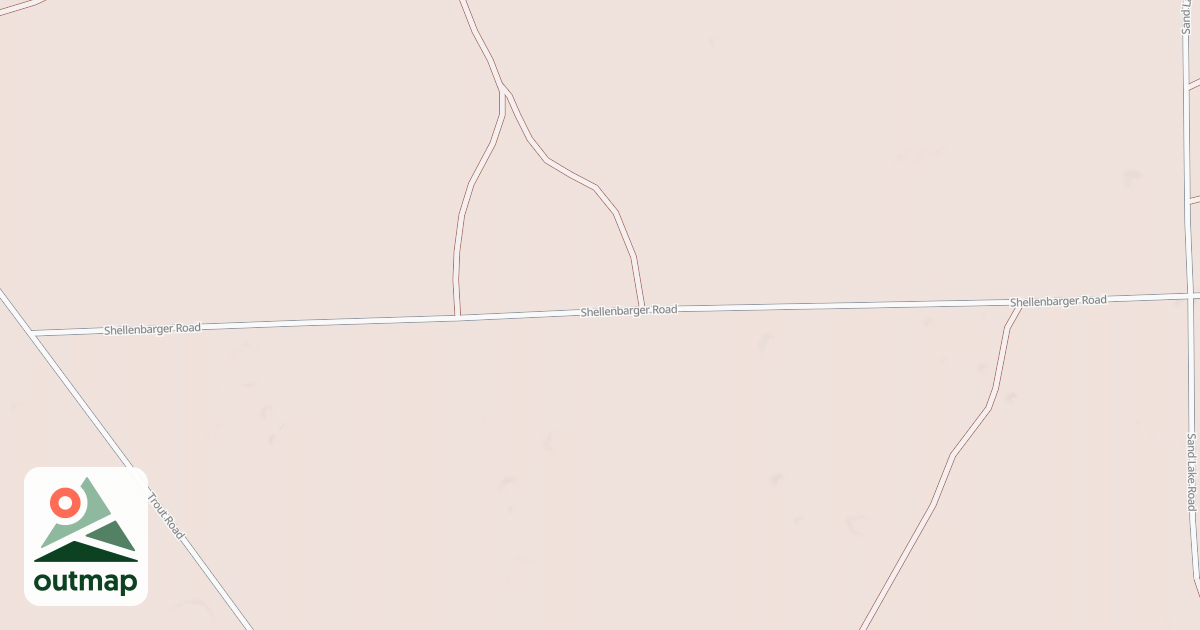 Map of SHELLENBARGER