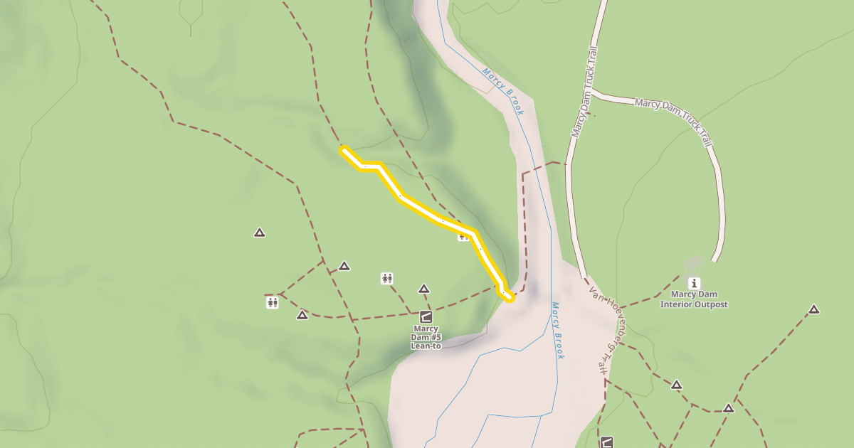 Map preview of Van Hoevenberg Trail