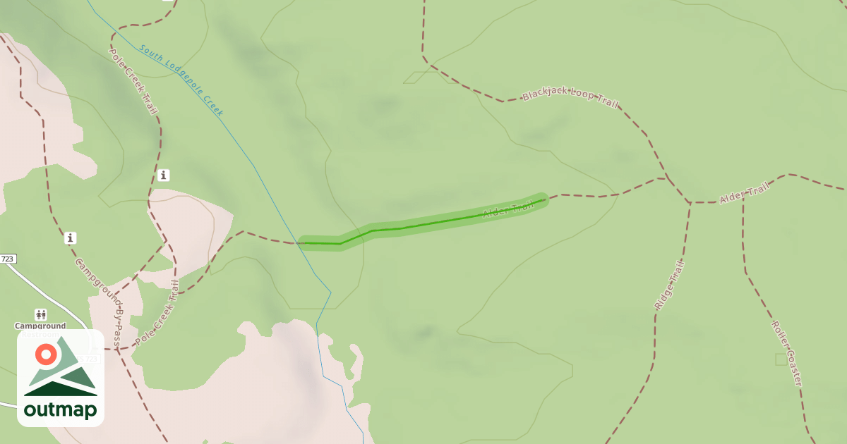 Map of Alder Trail