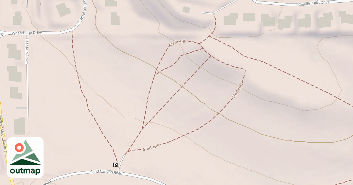 Map of Sled Hill
