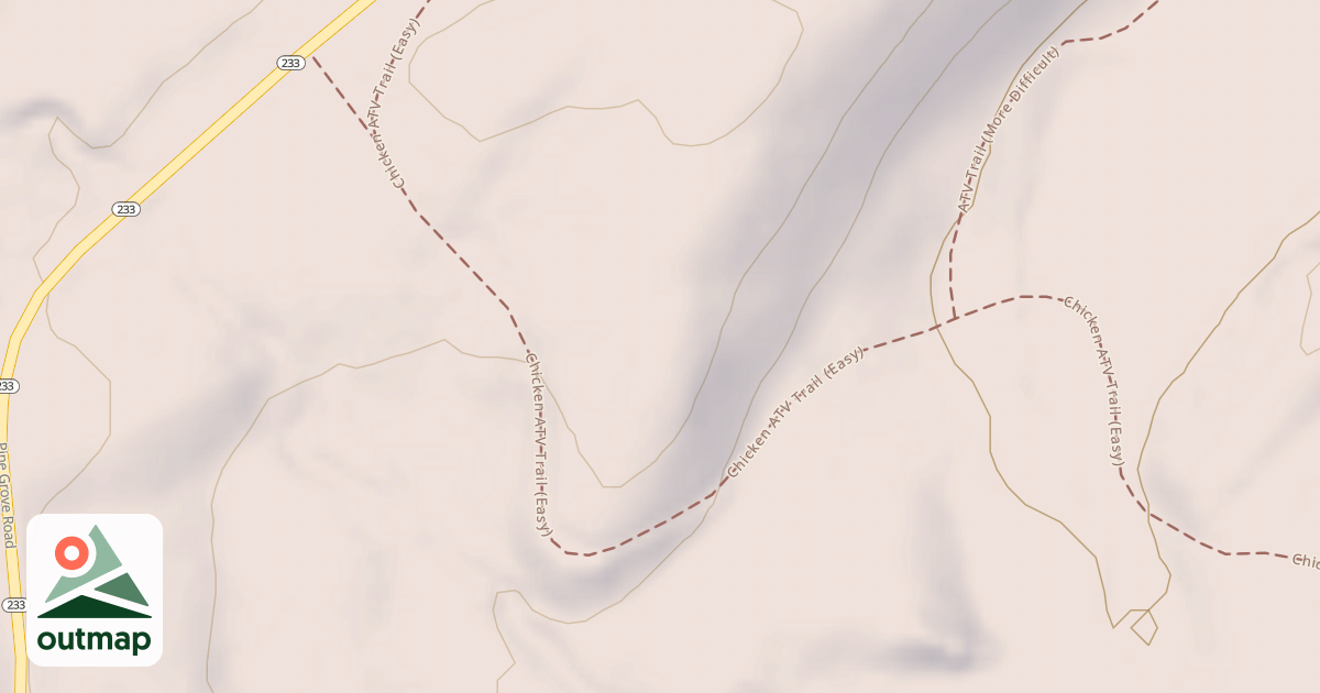 Map of Michaux State Forest - ATV Trail System