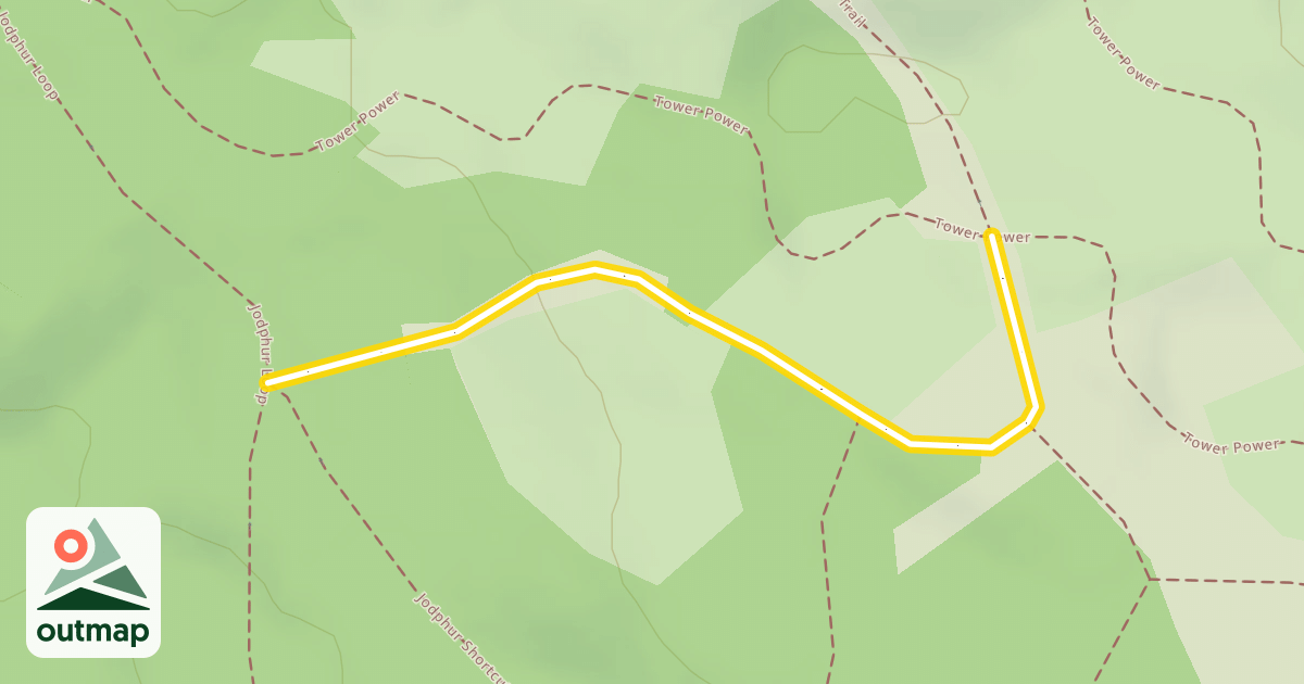 Map of Moose Hill Trail