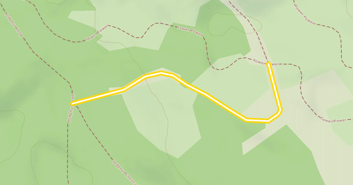 Map preview of Moose Hill Trail
