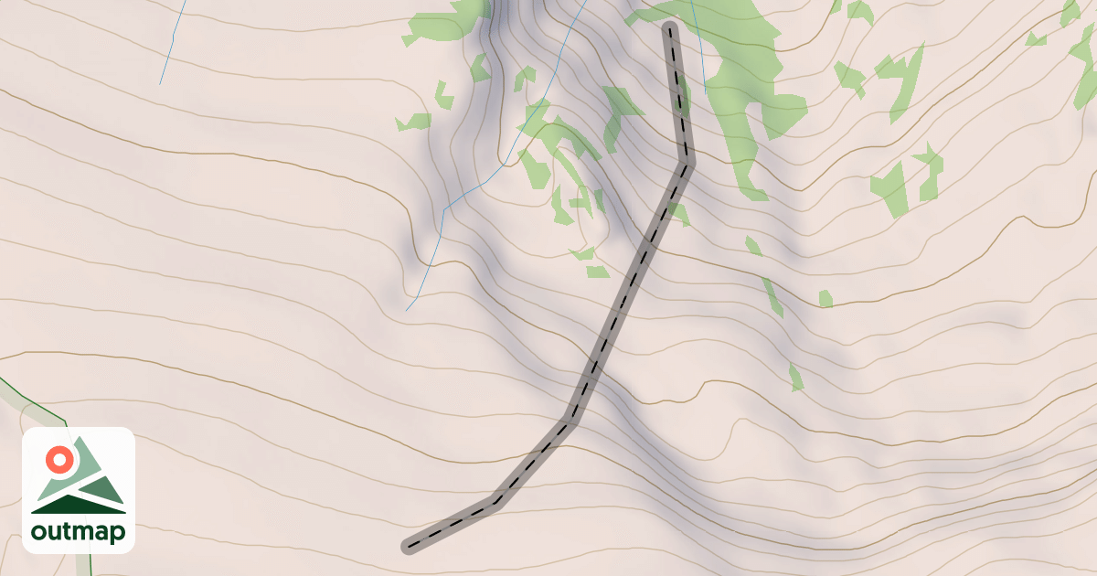 Map of Little Headwall