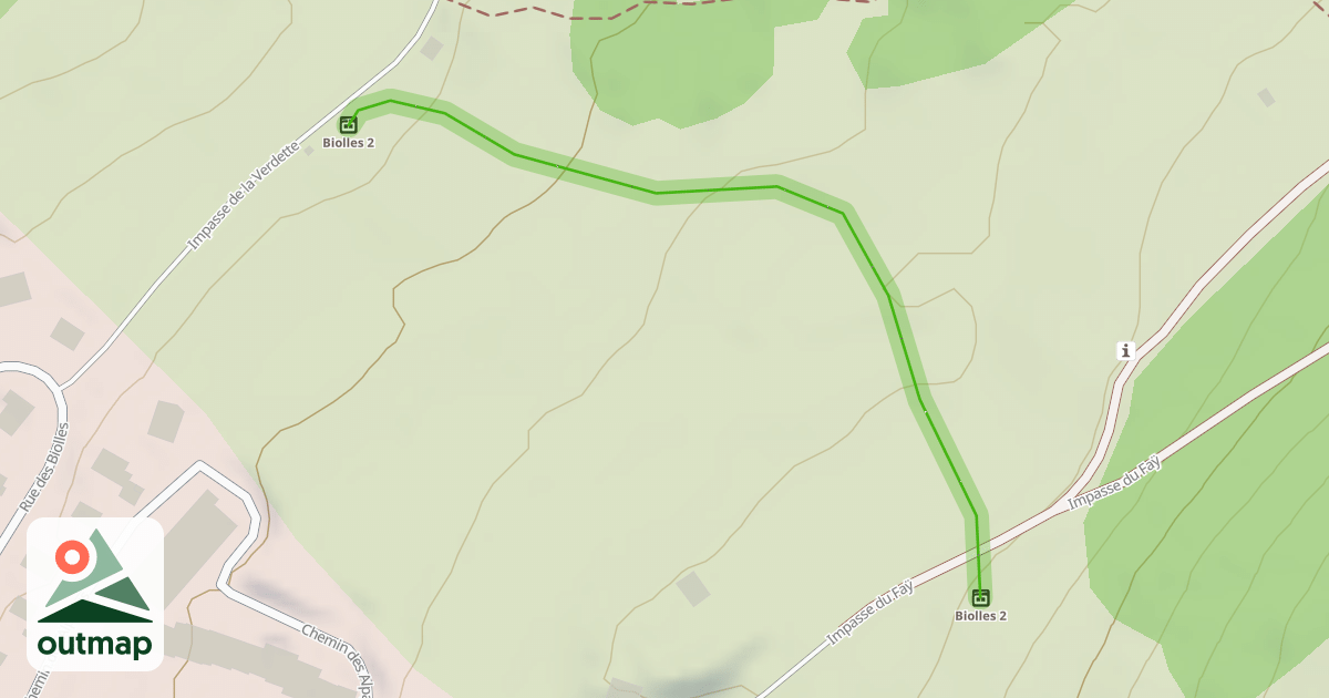 Map of Biolles