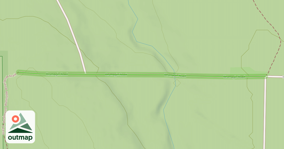 Map of Brumagin Road