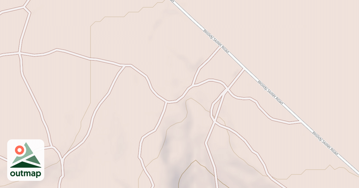 Map of Bloody Skillet ATV Trail