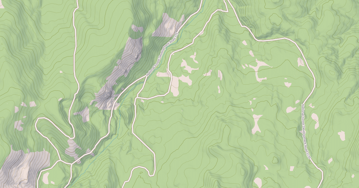 Map preview of USFS National Forest System Roads {228DBF68-4F69-4519-96C2-93DDB013A370}