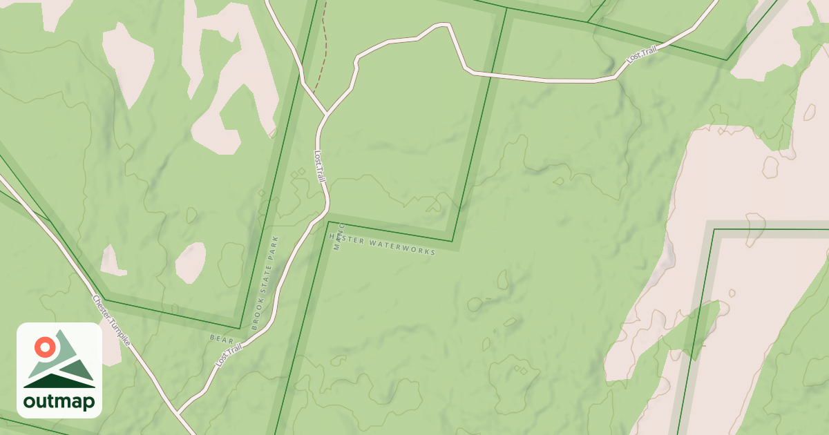 Map of Lost Trail extension