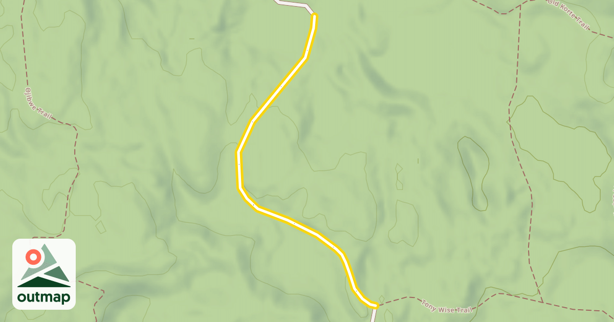 Map of Tony Wise Trail