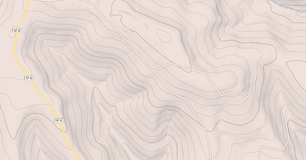 Map preview of USFS National Forest System Roads {CD8D553E-6317-418E-84C6-D8DC5973D9A4}